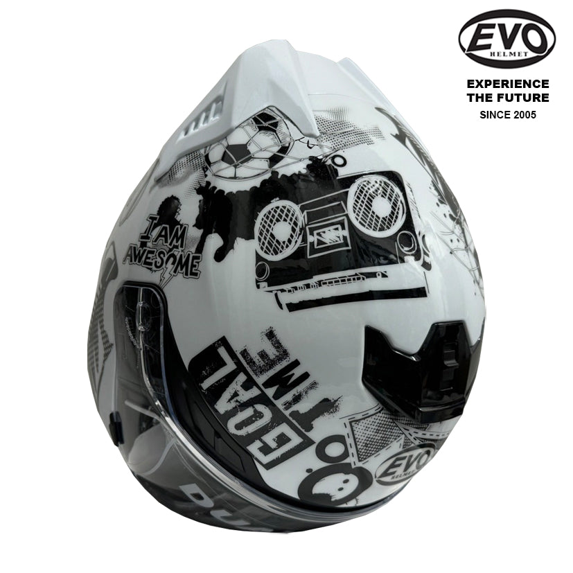 EVO RS9 Goal Helmet (FREE HEVIK HELMET BAG)