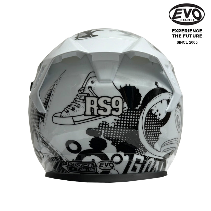 EVO RS9 Goal Helmet (FREE HEVIK HELMET BAG)