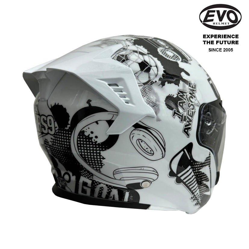 EVO RS9 Goal Helmet (FREE HEVIK HELMET BAG)