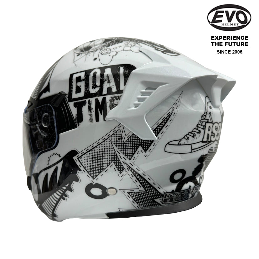 EVO RS9 Goal Helmet (FREE HEVIK HELMET BAG)