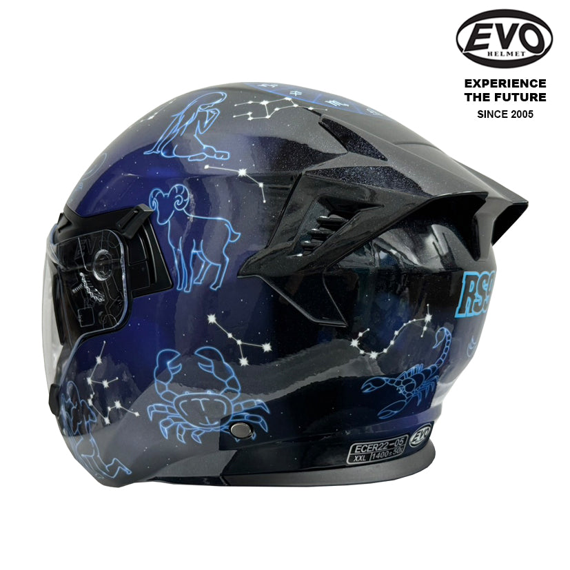 EVO RS9 Horoscope Helmet (FREE HEVIK HELMET BAG)