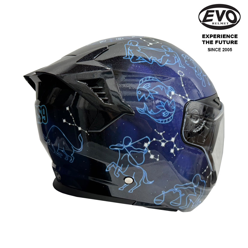 EVO RS9 Horoscope Helmet (FREE HEVIK HELMET BAG)