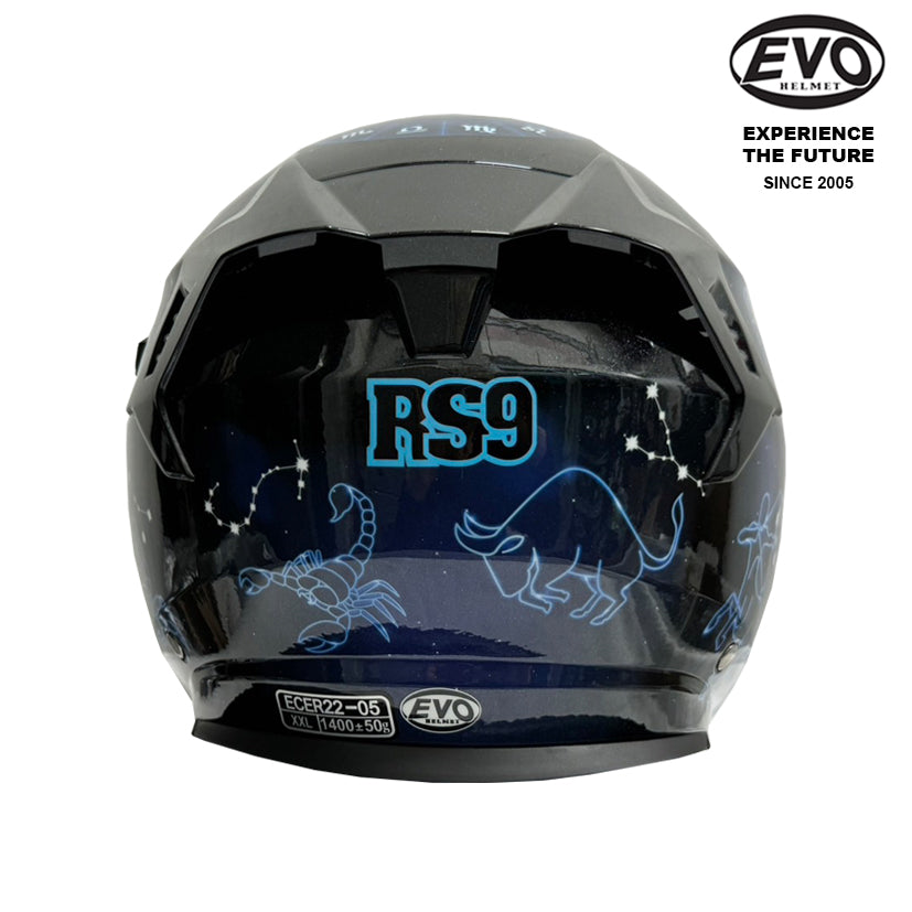 EVO RS9 Horoscope Helmet (FREE HEVIK HELMET BAG)
