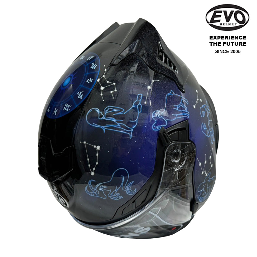 EVO RS9 Horoscope Helmet (FREE HEVIK HELMET BAG)