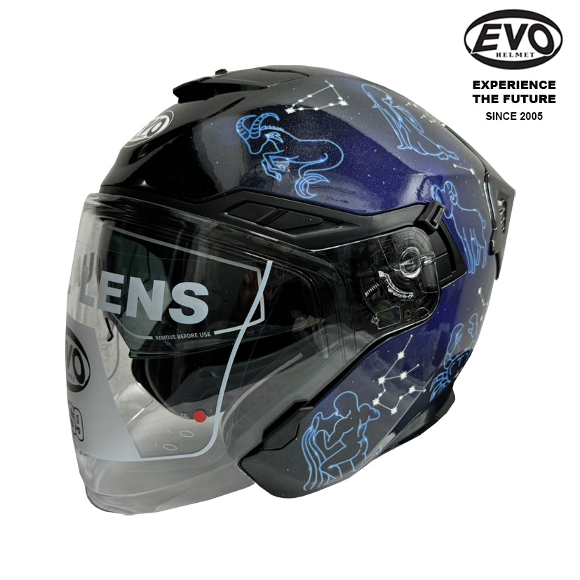 EVO RS9 Horoscope Helmet (FREE HEVIK HELMET BAG)