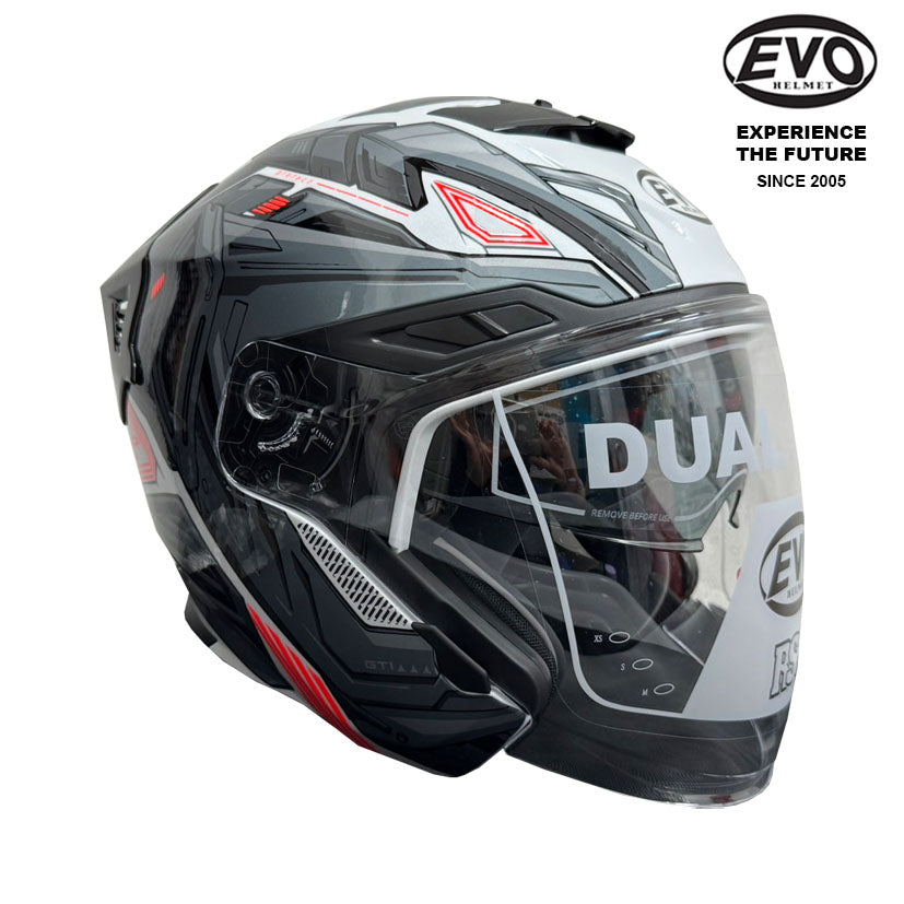 EVO RS9 Jet Fighter Helmet (FREE HEVIK HELMET BAG)