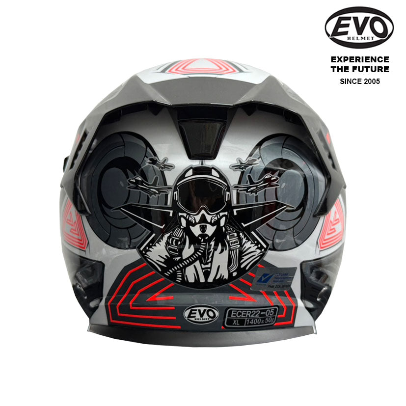 EVO RS9 Jet Fighter Helmet (FREE HEVIK HELMET BAG)