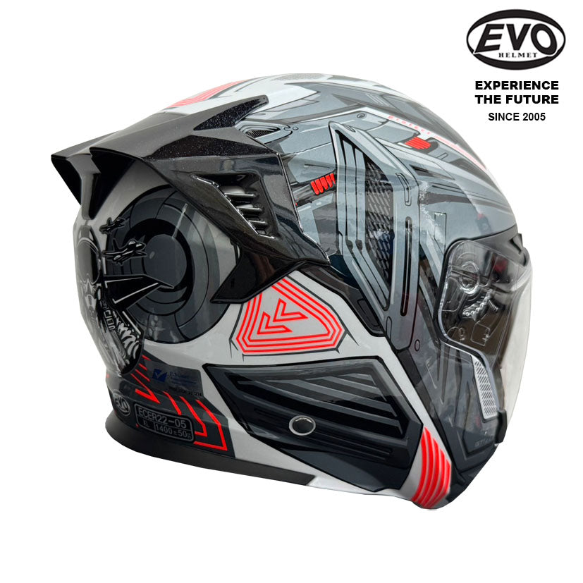 EVO RS9 Jet Fighter Helmet (FREE HEVIK HELMET BAG)