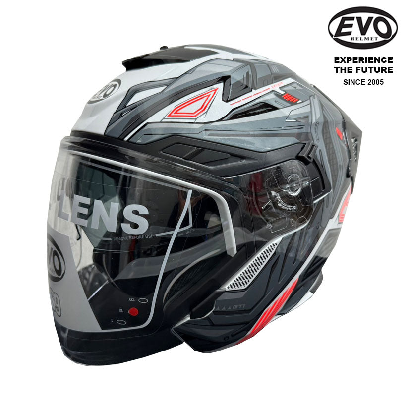EVO RS9 Jet Fighter Helmet (FREE HEVIK HELMET BAG)
