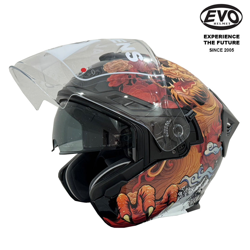 EVO RS9 Kanji Helmet (FREE HEVIK HELMET BAG)