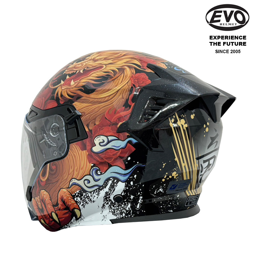 EVO RS9 Kanji Helmet (FREE HEVIK HELMET BAG)