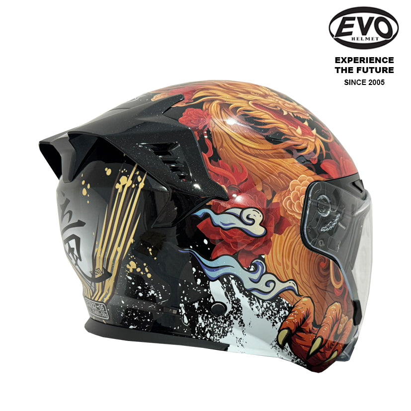 EVO RS9 Kanji Helmet (FREE HEVIK HELMET BAG)