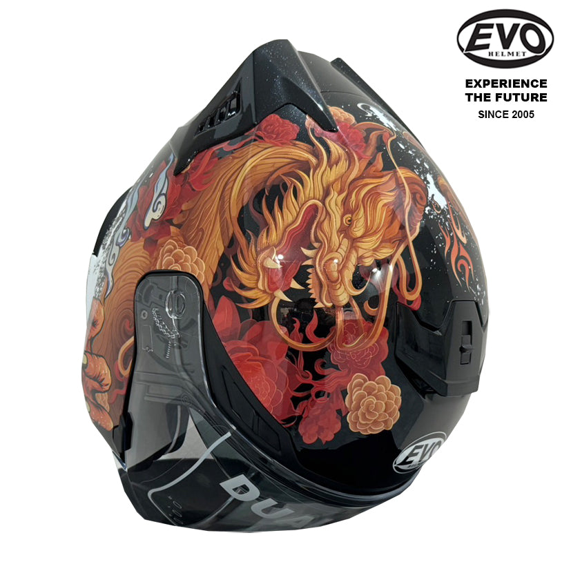 EVO RS9 Kanji Helmet (FREE HEVIK HELMET BAG)