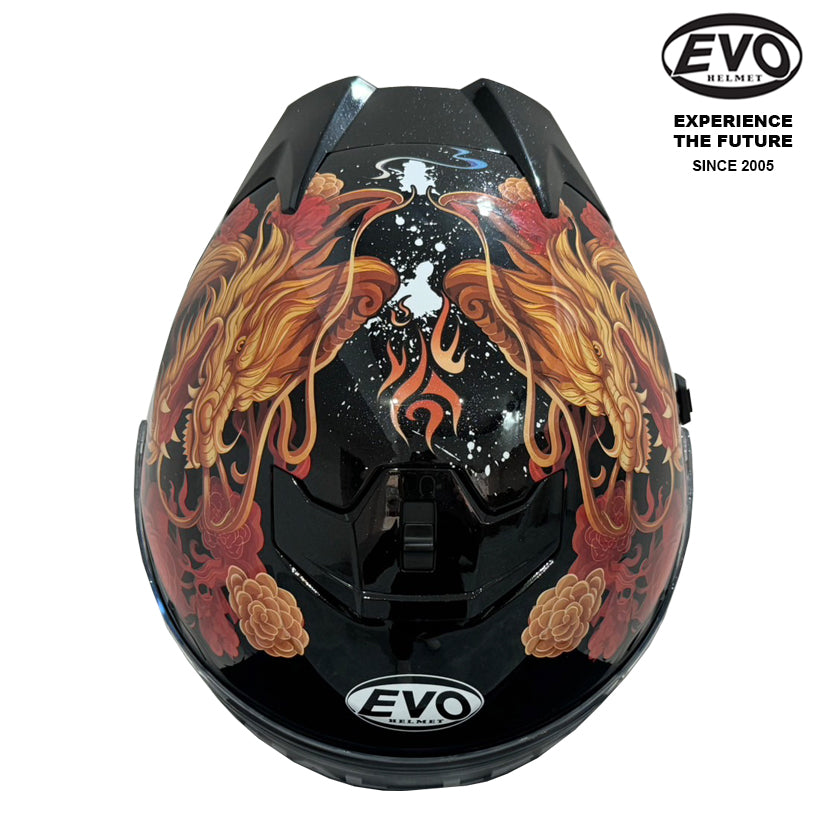 EVO RS9 Kanji Helmet (FREE HEVIK HELMET BAG)