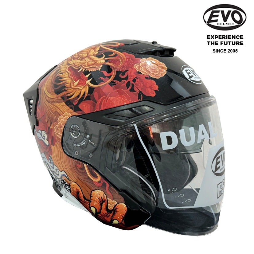 EVO RS9 Kanji Helmet (FREE HEVIK HELMET BAG)