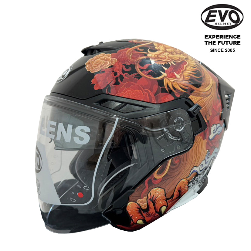 EVO RS9 Kanji Helmet (FREE HEVIK HELMET BAG)