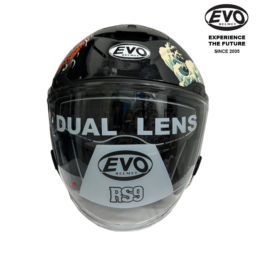 EVO RS9 Koi Dragon Helmet (FREE HEVIK HELMET BAG)