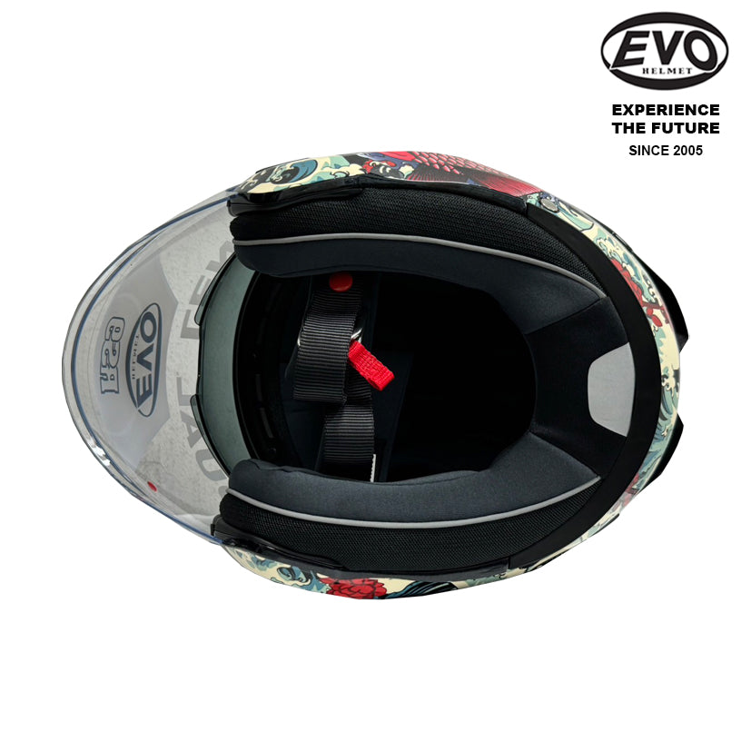EVO RS9 Koi Dragon Helmet (FREE HEVIK HELMET BAG)