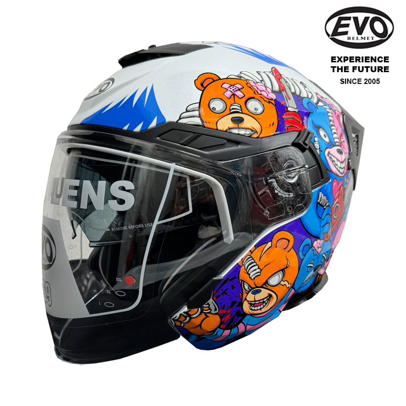 EVO RS9 Naughty Helmet (FREE HEVIK HELMET BAG)
