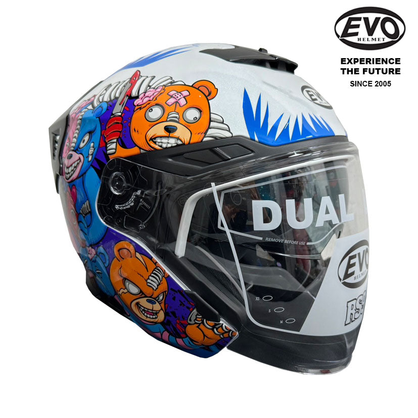 EVO RS9 Naughty Helmet (FREE HEVIK HELMET BAG) – Singapore Racing