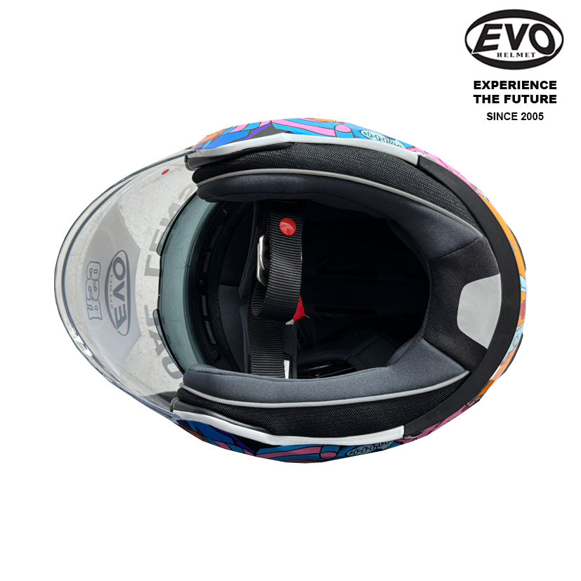 EVO RS9 Naughty Helmet (FREE HEVIK HELMET BAG)