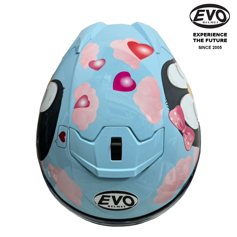 EVO RS9 Penguins Helmet (FREE HEVIK HELMET BAG)