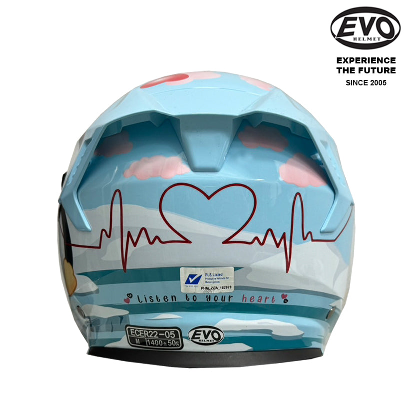 EVO RS9 Penguins Helmet (FREE HEVIK HELMET BAG)