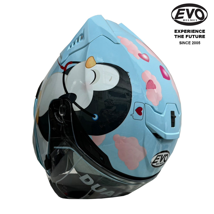 EVO RS9 Penguins Helmet (FREE HEVIK HELMET BAG)