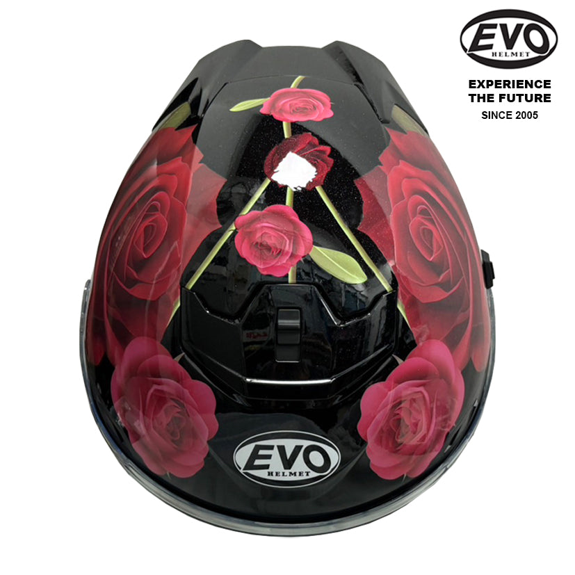 EVO RS9 Roses Helmet (FREE HEVIK HELMET BAG)