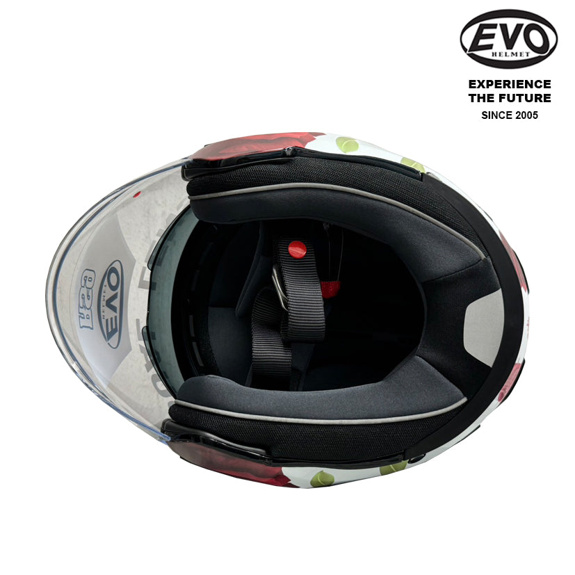 EVO RS9 Roses Helmet (FREE HEVIK HELMET BAG)