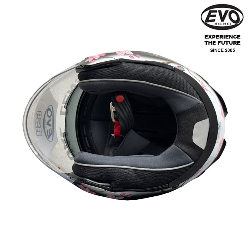 EVO RS9 Sakura Helmet (FREE HEVIK HELMET BAG)
