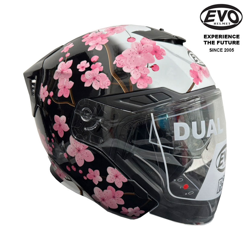 EVO RS9 Sakura Helmet (FREE HEVIK HELMET BAG)