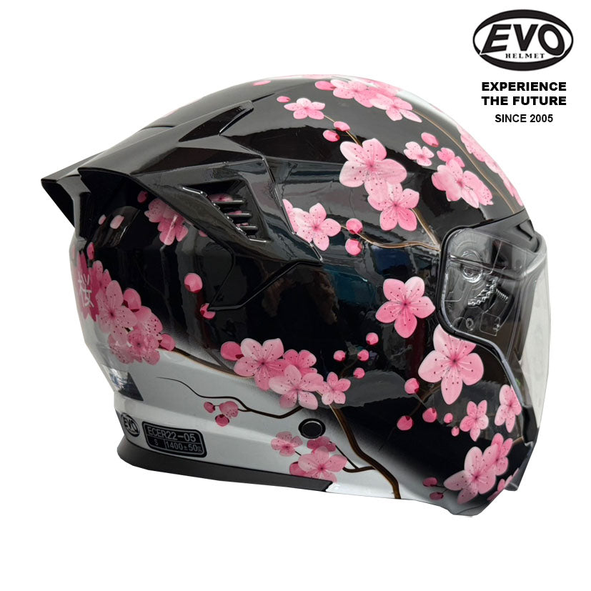 EVO RS9 Sakura Helmet (FREE HEVIK HELMET BAG)