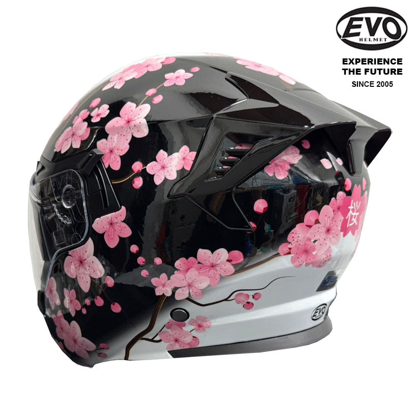 EVO RS9 Sakura Helmet (FREE HEVIK HELMET BAG)
