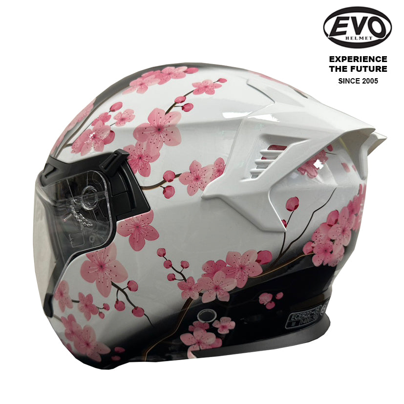 EVO RS9 Sakura Helmet (FREE HEVIK HELMET BAG)