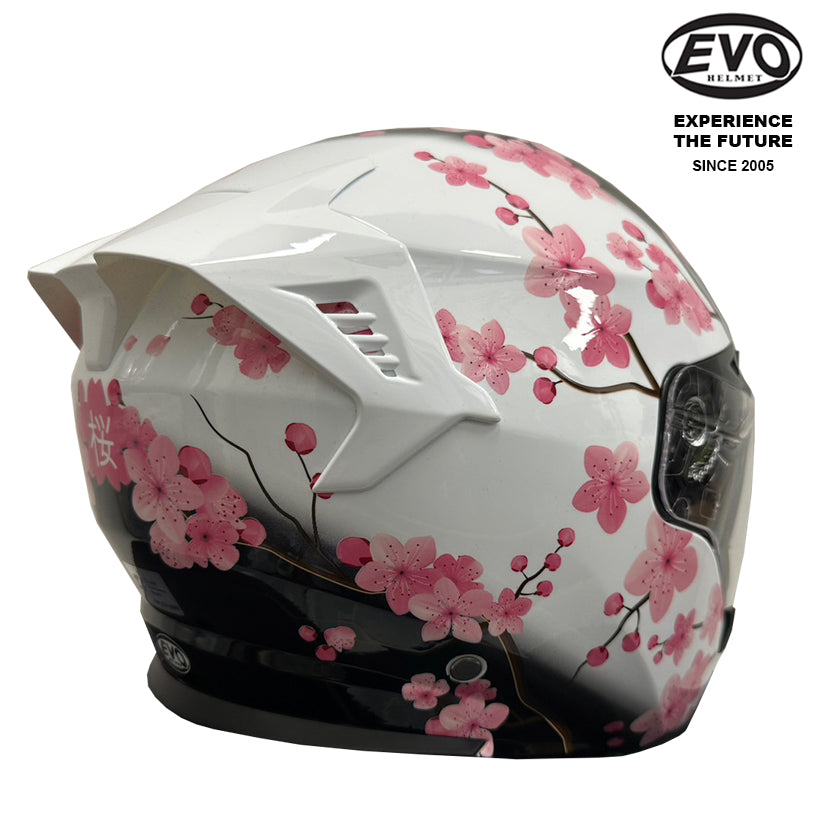 EVO RS9 Sakura Helmet (FREE HEVIK HELMET BAG)