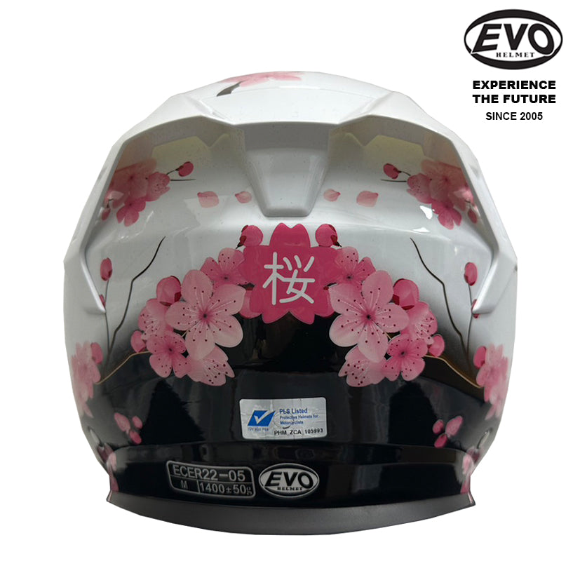 EVO RS9 Sakura Helmet (FREE HEVIK HELMET BAG)