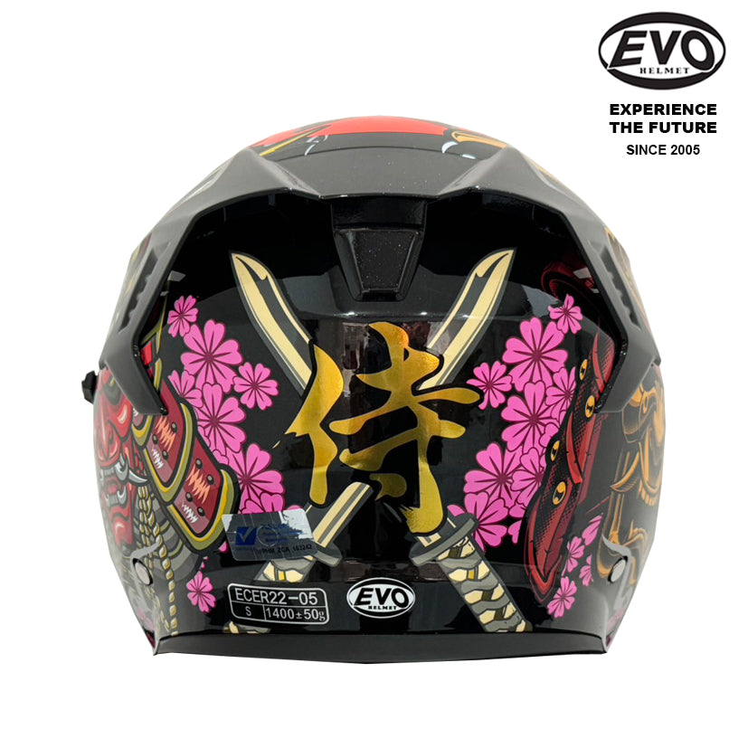 EVO RS9 Samurai II Helmet (FREE HEVIK HELMET BAG)