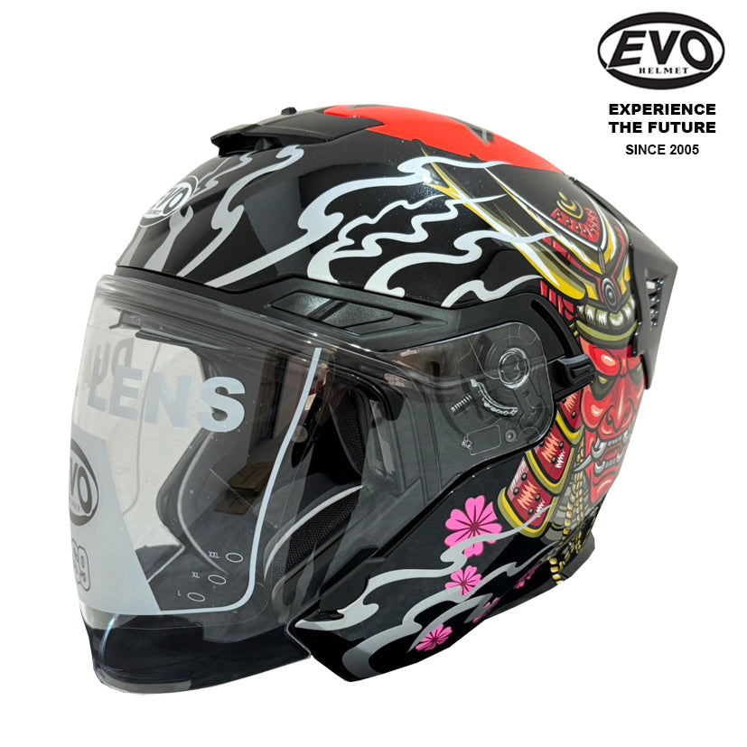 EVO RS9 Samurai II Helmet (FREE HEVIK HELMET BAG)