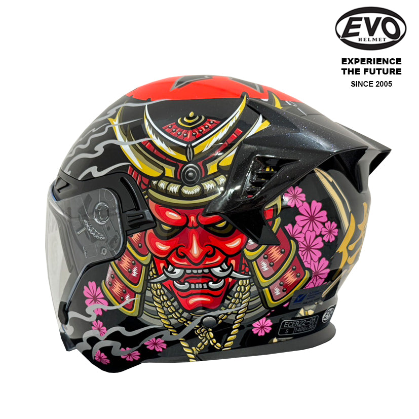 EVO RS9 Samurai II Helmet (FREE HEVIK HELMET BAG)