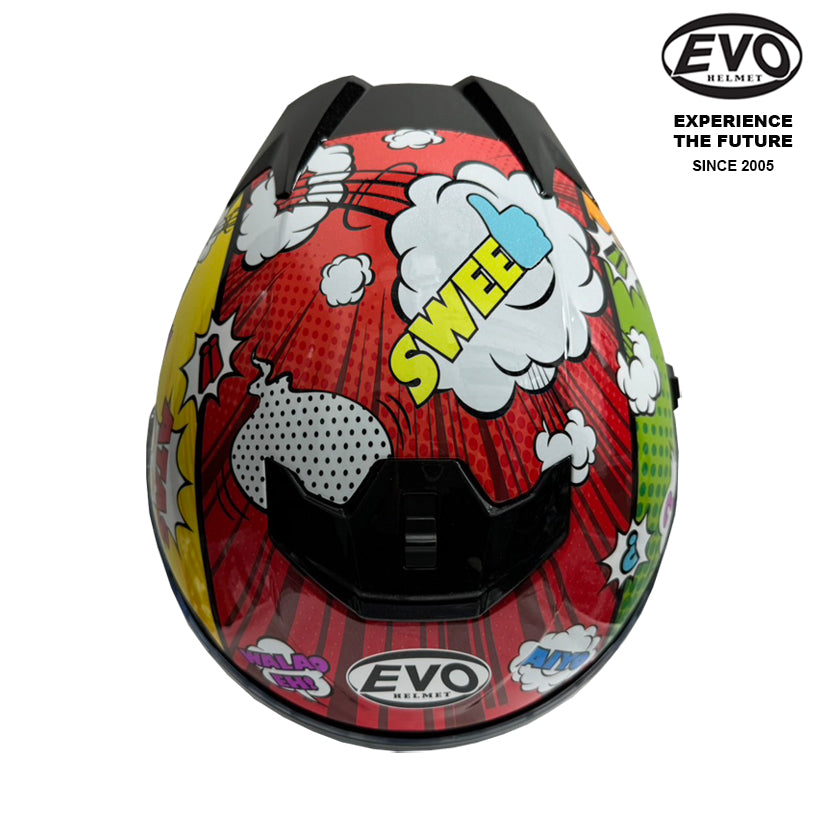EVO RS9 Singlish Helmet (FREE HEVIK HELMET BAG)