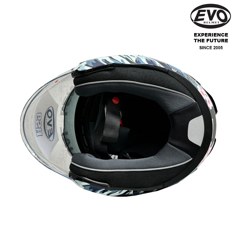 EVO RS9 Snake & Tiger Helmet (FREE HEVIK HELMET BAG)