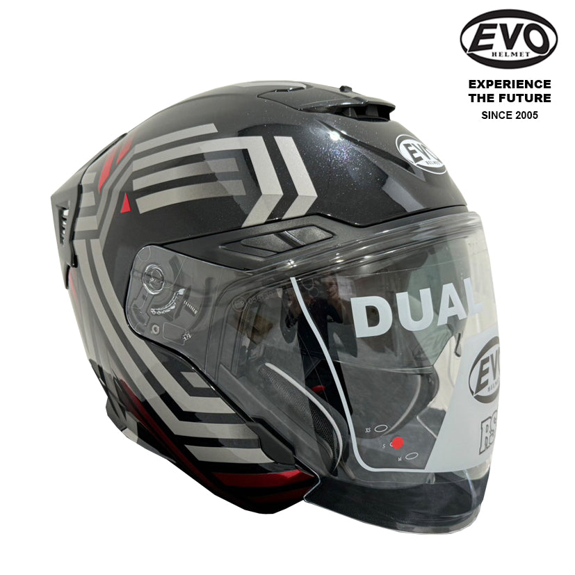 EVO RS9 Straps Helmet (FREE HEVIK HELMET BAG)