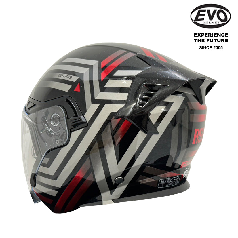 EVO RS9 Straps Helmet (FREE HEVIK HELMET BAG)