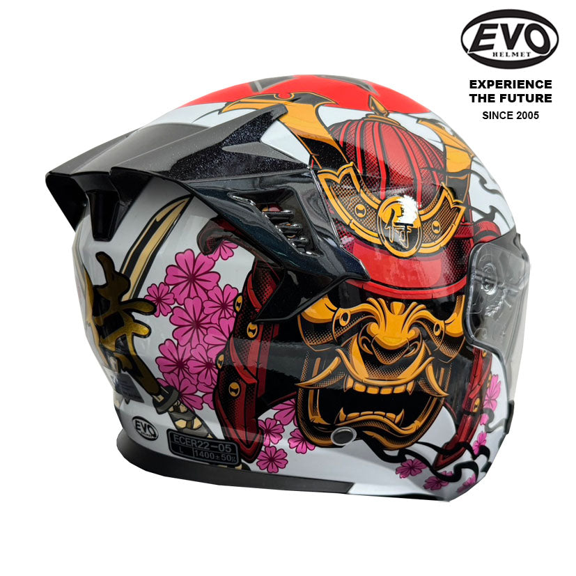 EVO RS9 Samurai II Helmet (FREE HEVIK HELMET BAG)
