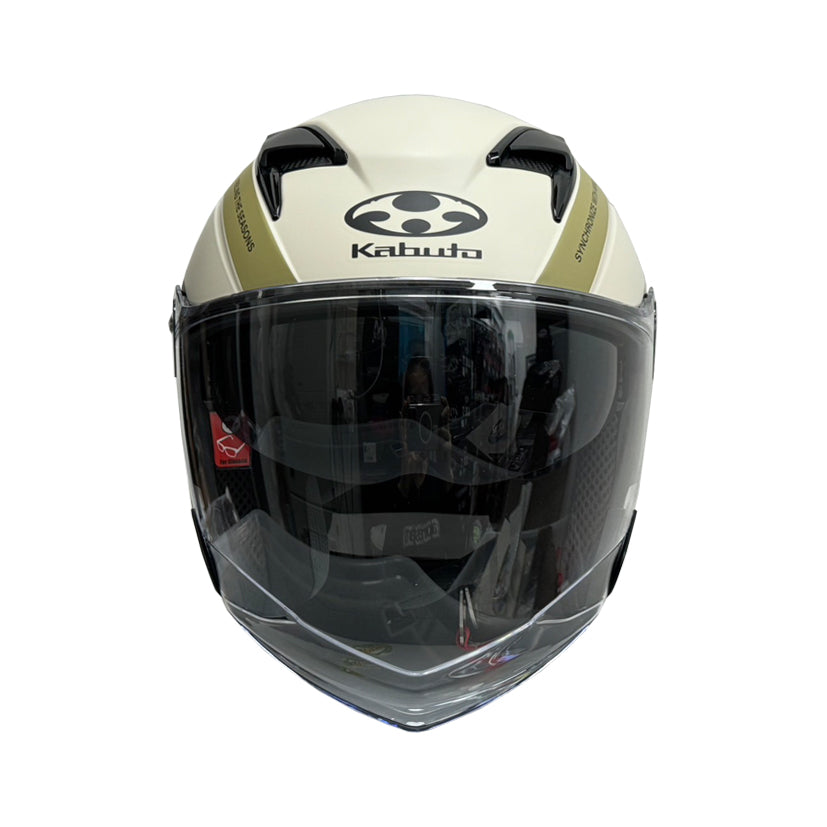 Kabuto Exceed 2 Dune Helmet (FREE SENA E30 INTERCOM & HEVIK HELMET BAG)