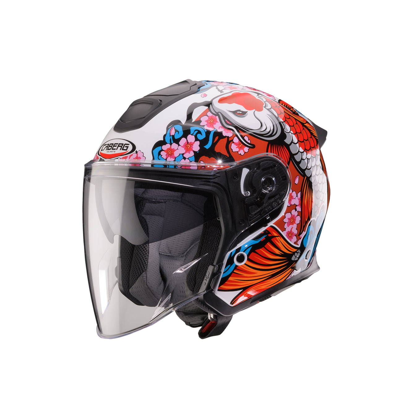 CABERG Flyon II Koi Helmet (FREE SENA E30 AND HEVIK HELMET BAG)