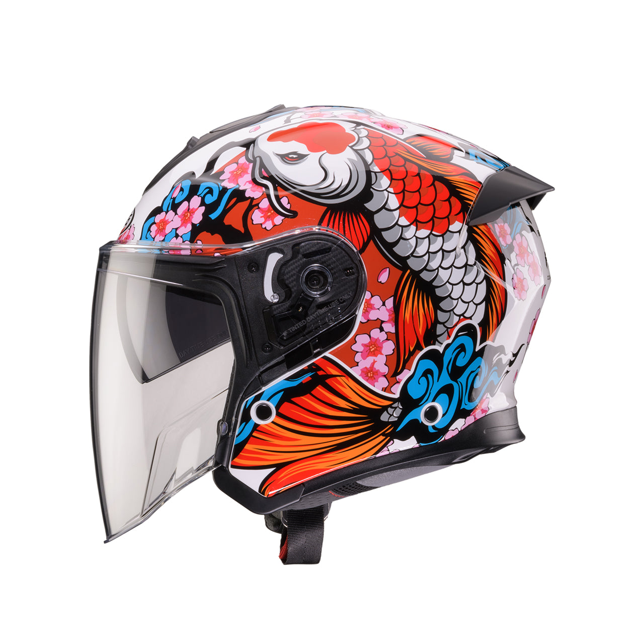 CABERG Flyon II Koi Helmet (FREE SENA E30 AND HEVIK HELMET BAG)
