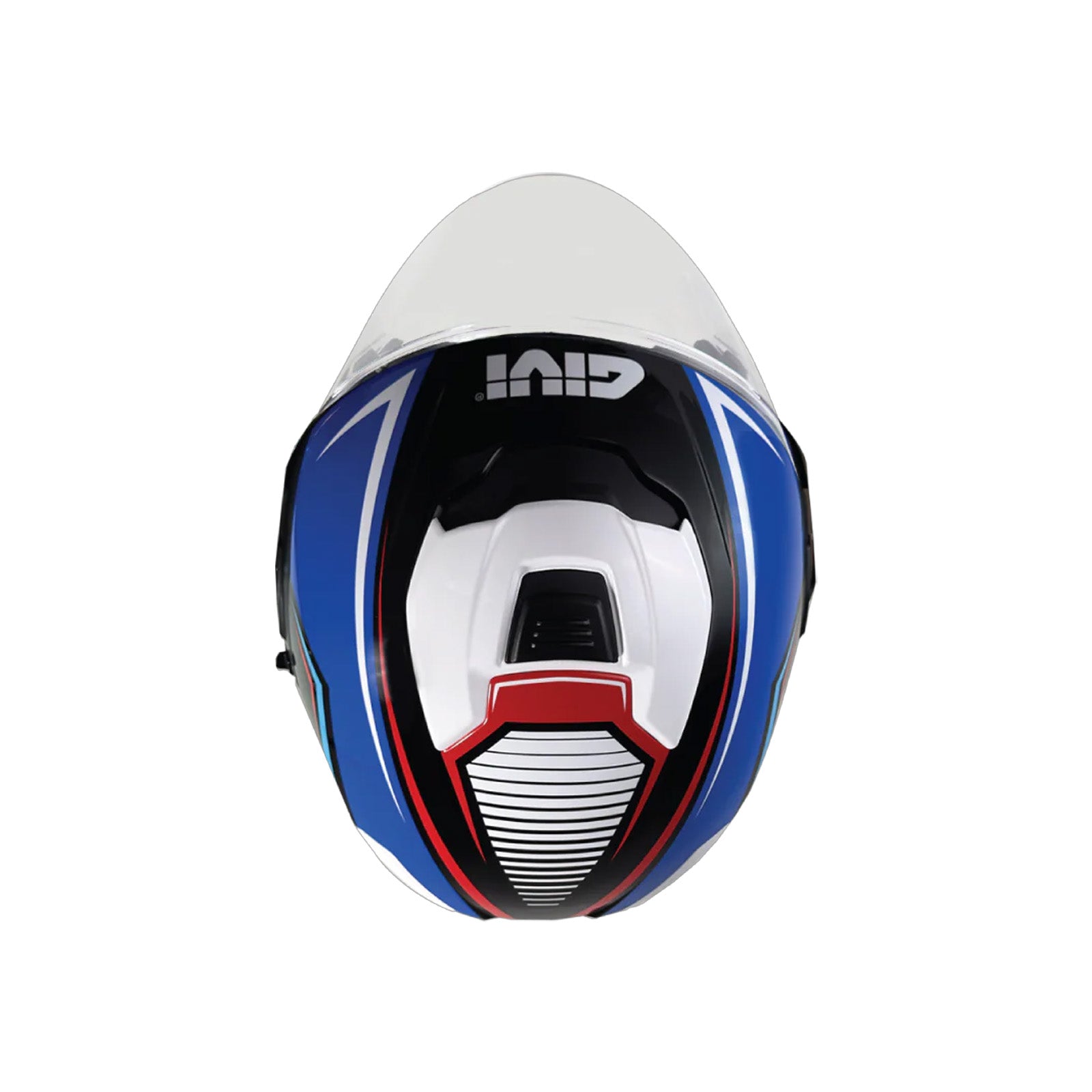 GIVI M37.0 Graphic Azure Helmet (FREE HEVIK HELMET BAG)
