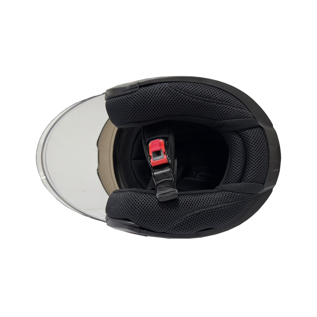 GIVI M37.0 Graphic Rosso Helmet (FREE HEVIK HELMET BAG)